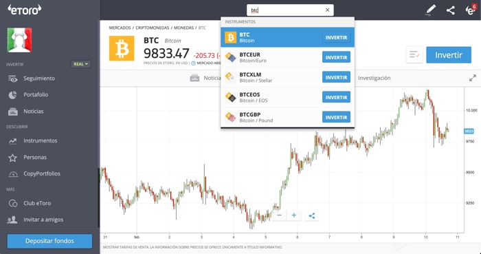 como invertir en bitcoin etoro