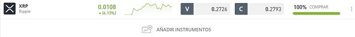 boton en etoro para añadir instrumentos