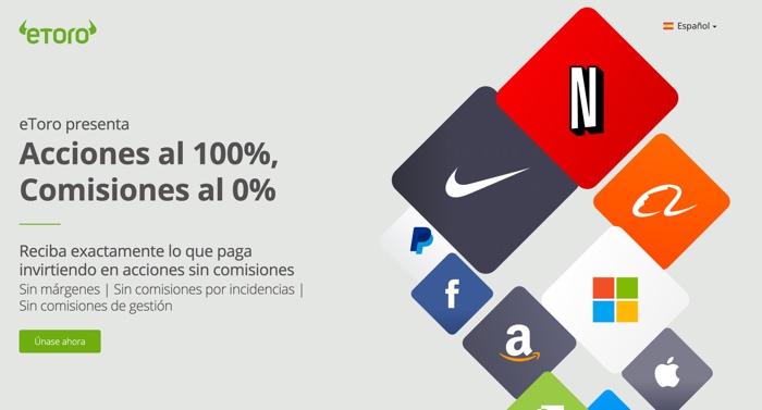 Broker de acciones eToro