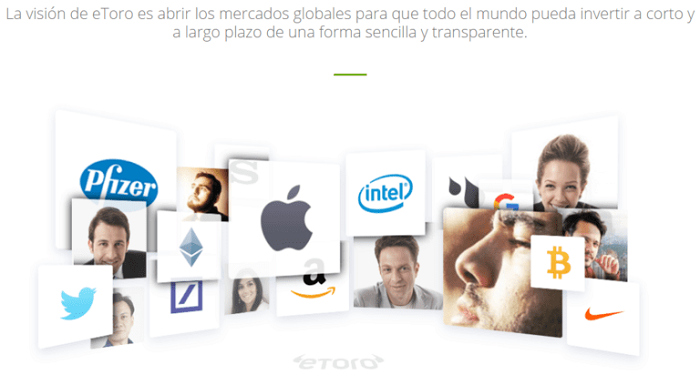 en etoro se pueden compartir ideas y consejos de inversion como una red social
