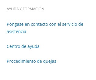 poniendose en contacto con el centro de ayuda de etoro