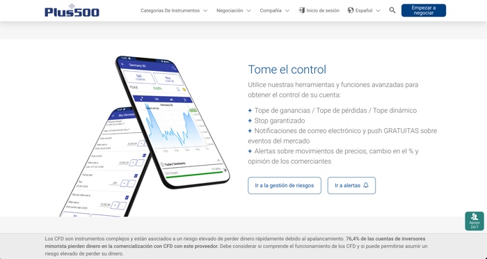 plus500 demo app