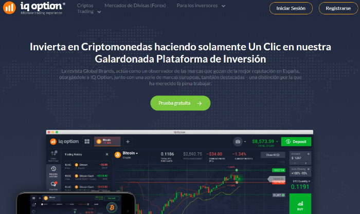 se puede invertir en criptomonedas con iq option