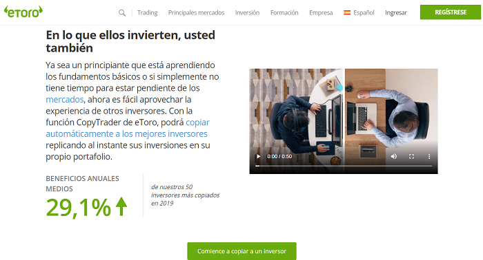 en etoro se puede obtener resultados de inmediato como los mejores