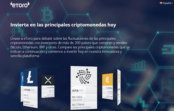iota está entre las criptomonedas que puede comprar en etoro