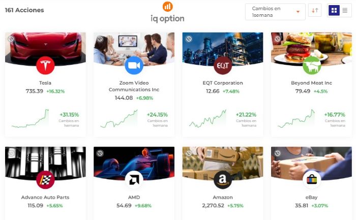 iq option es una buena opcion para invertir en acciones
