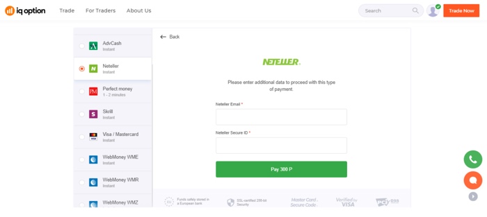 depositar-IQ-option-neteller