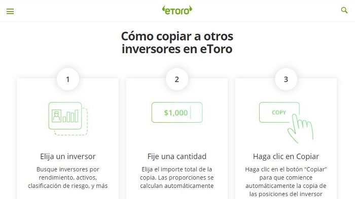 como copiar a los mejores inversores en etoro