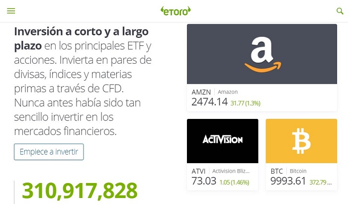 inversion segura con cfd en etoro