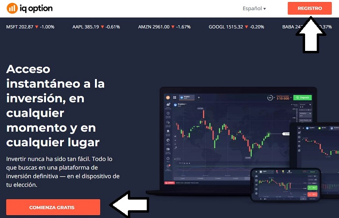 pagina de registro iq option pagina de registro