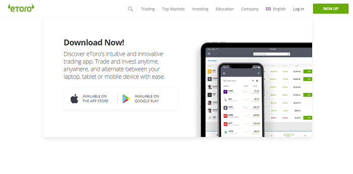 etoro trading app