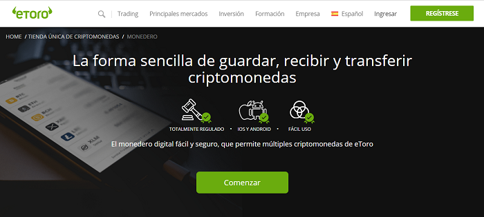 monedero eToro Wallet