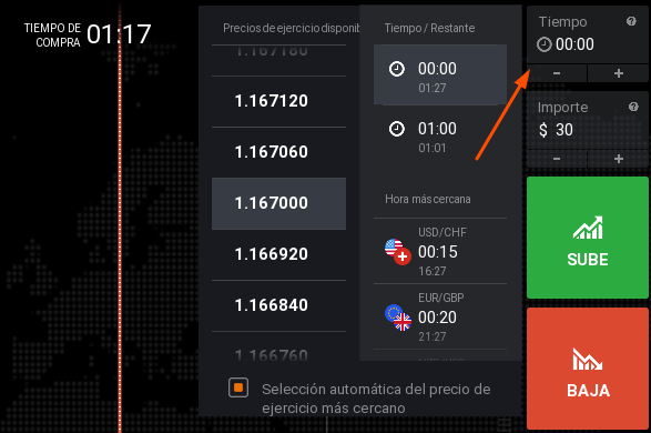 tiempo de vencimiento en una opcion de iq option tiempo de opciones FX