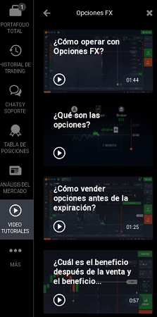 video tutoriales en iq option Videotutoriales IQ Option