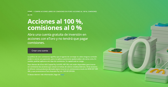 Comprar acciones sin comisiones