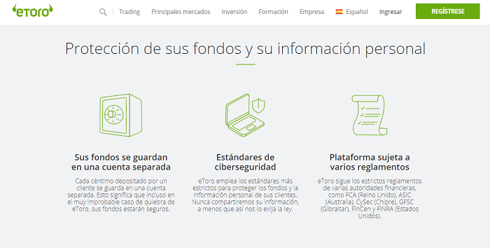 Comprar criptomonedas en seguridad con eToro