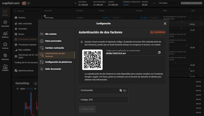 Auntenticación de dos factores