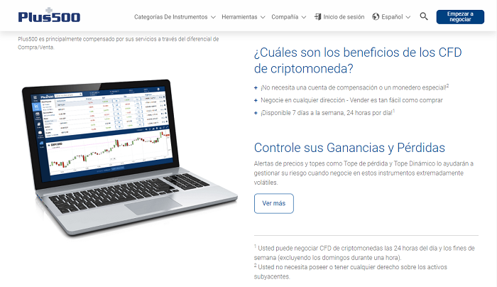 Plus500 trading Bitcoin