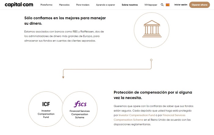 Protección de compensación y cuentas separadas