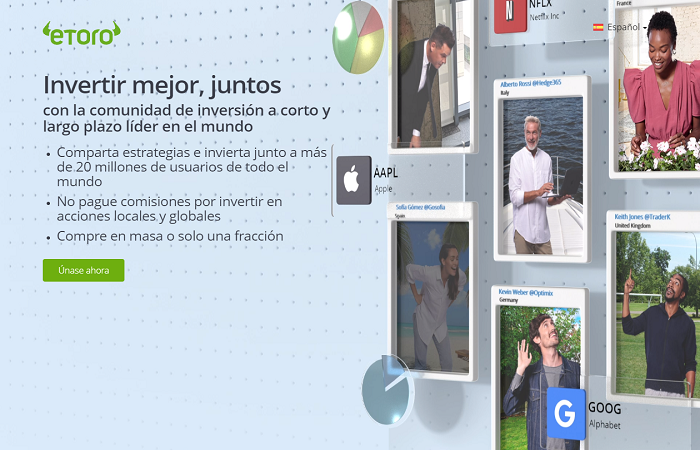 Invertir juntos en eToro demo