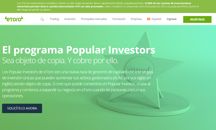 Asignar los Activos: programa Popular Investors