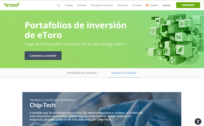 Portafolios de Inversión eToro