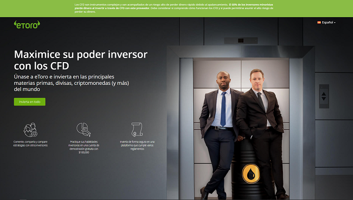 invertir en materias primas eToro