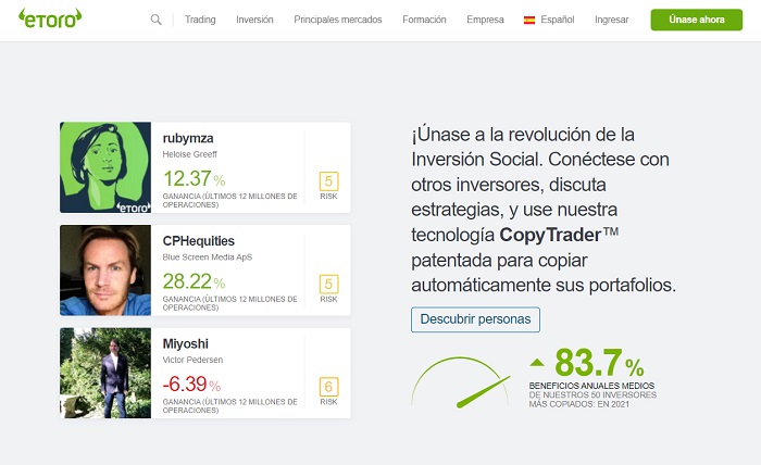 CopyTrader del Copy Trading