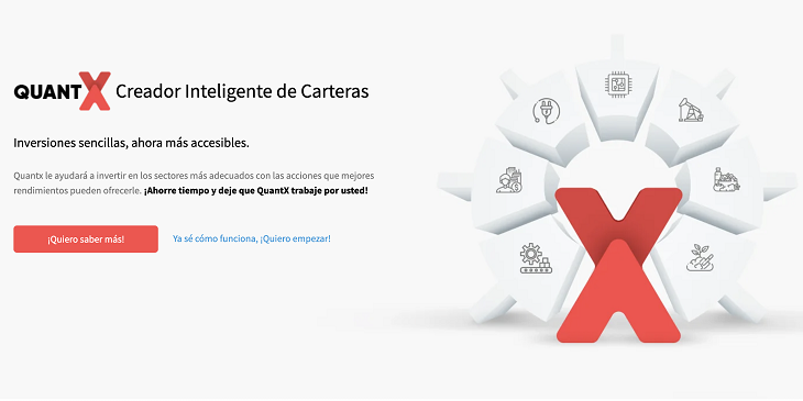 Creador de carteras inteligentes QuantX