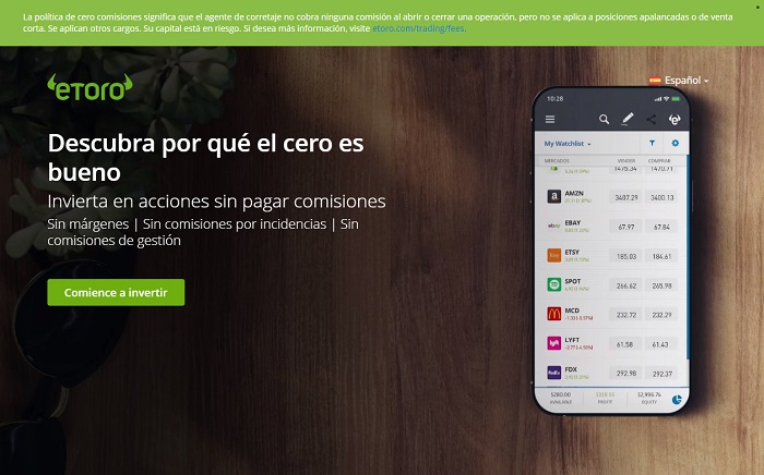 comprar acciones sin comisiones