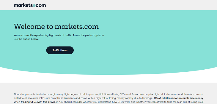markets.com home