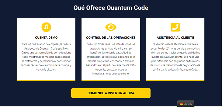que ofrece quantum code