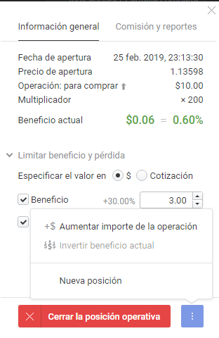 modificacion de orden libertex