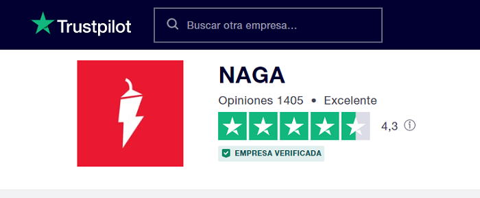 Opiniones de NAGA Trader