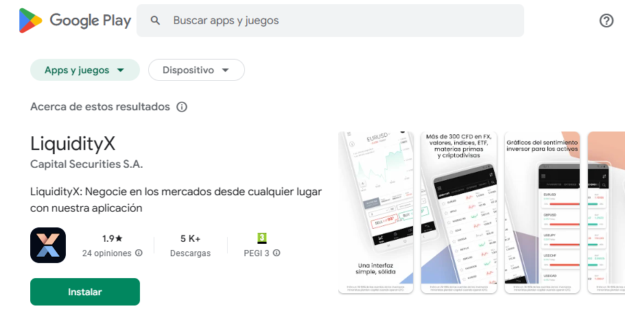 trading app LiquidityX